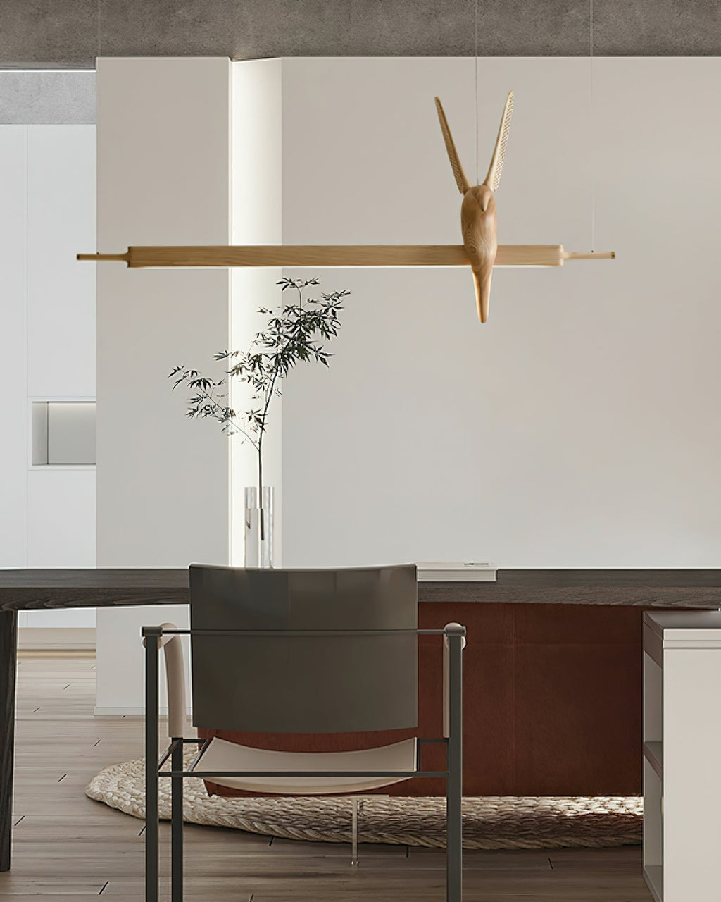 Varinisra Sculptural Oak Pendant Light - Neutralighting