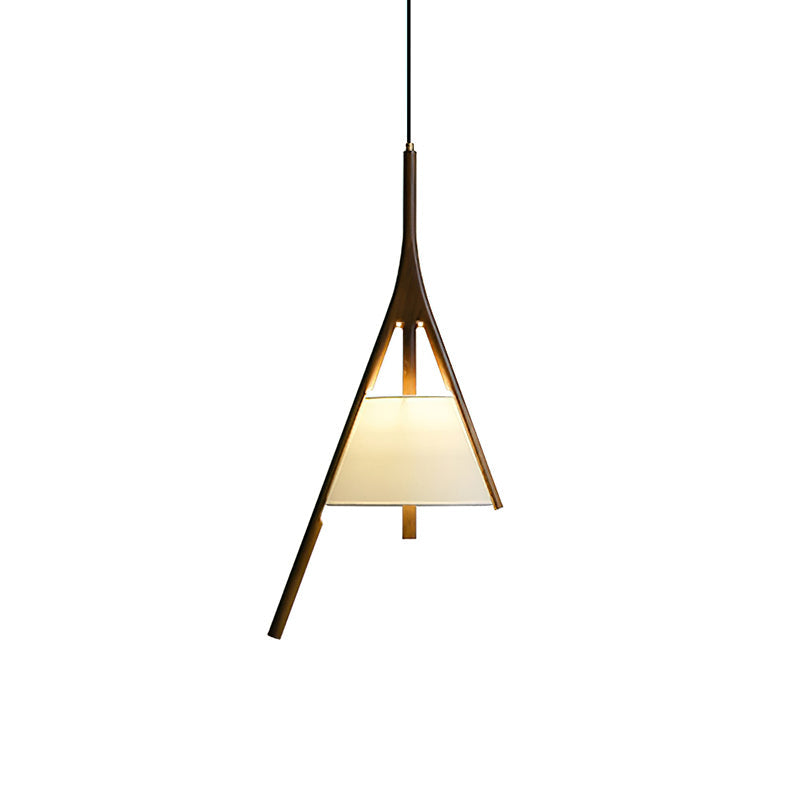 Zovenarae Triangulaire Bois Pendentif Lumière - Neutralighting