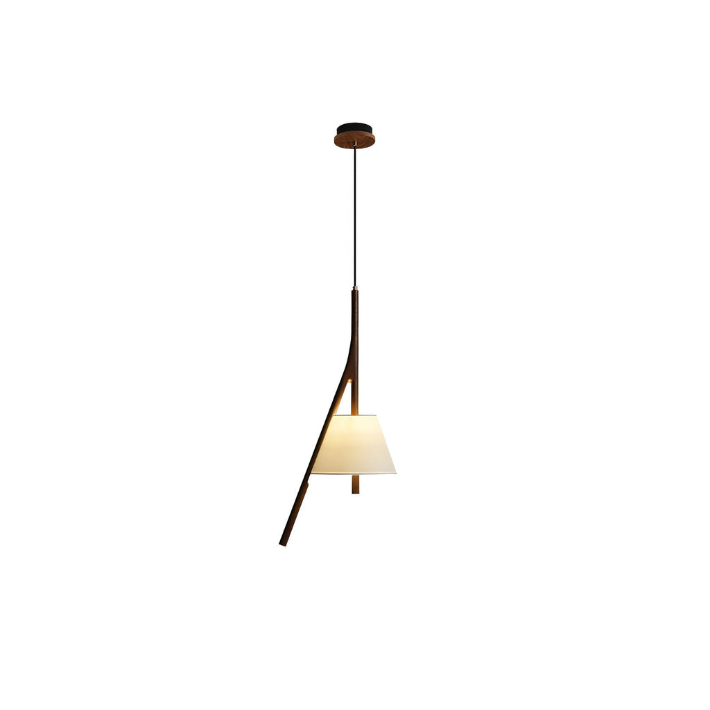 Zovenarae Triangulaire Bois Pendentif Lumière - Neutralighting