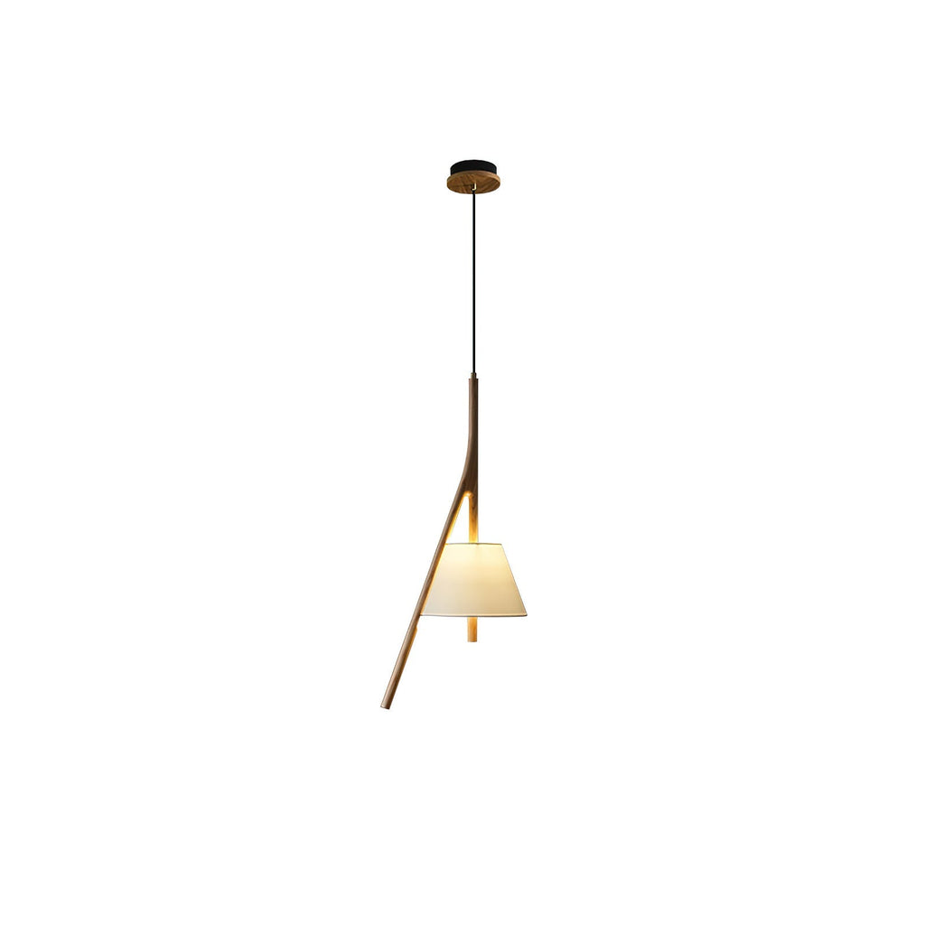 Zovenarae Triangulaire Bois Pendentif Lumière - Neutralighting