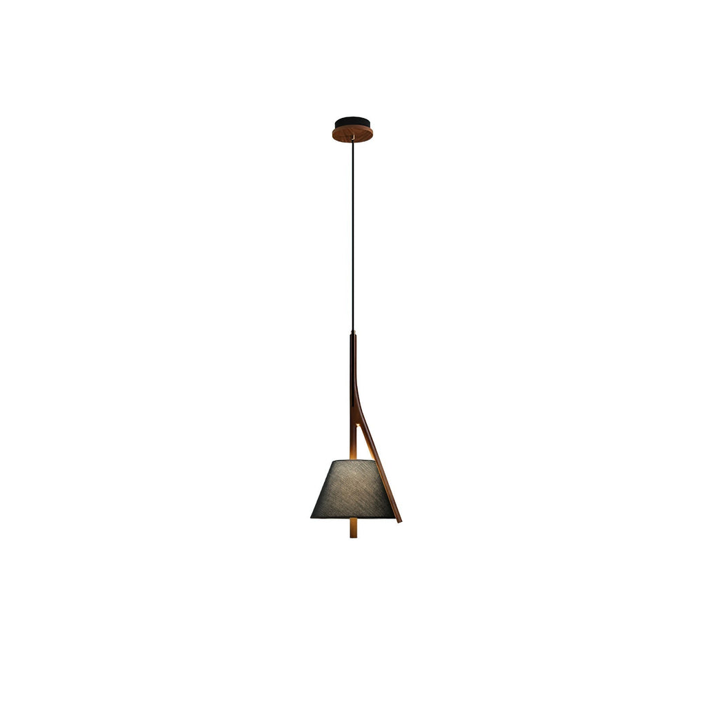 Zovenarae Triangulaire Bois Pendentif Lumière - Neutralighting