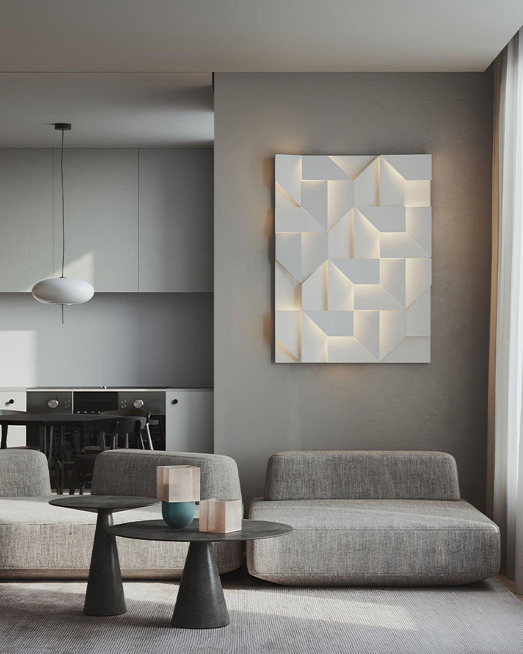 Lumis Applique Murale Art Lumineux en Couches - Neutralighting