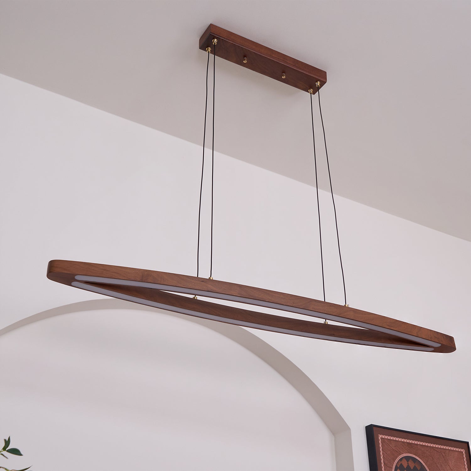 Zentan Lampe suspendue minimaliste en bois - Neutralighting