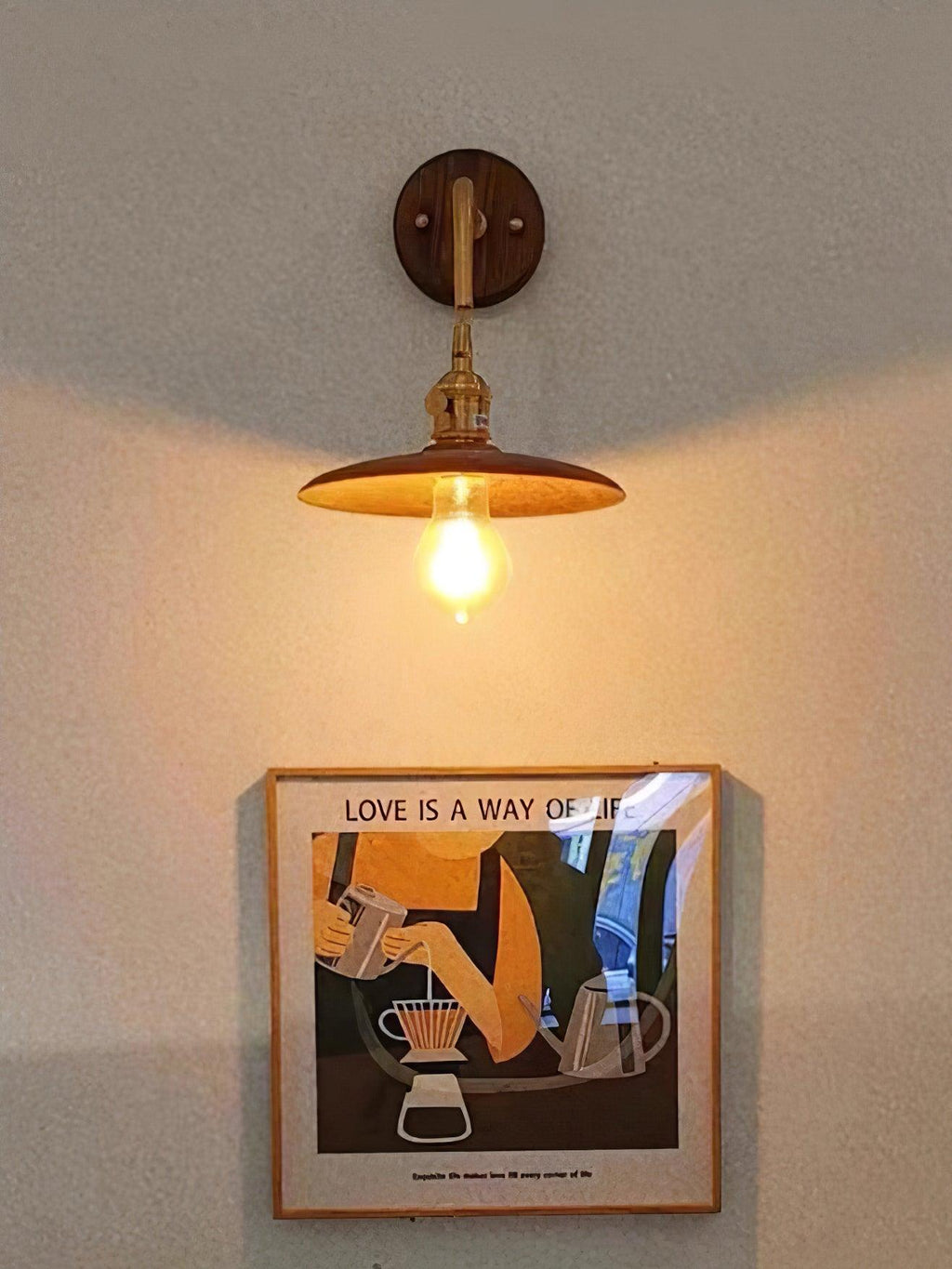 Arloxd Applique murale rustique en laiton - Neutralighting