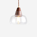 Noyer Lampe à Suspension en Verre - Neutralighting