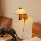 Lustra Applique Murale Champignon Bois de Chêne - Neutralighting