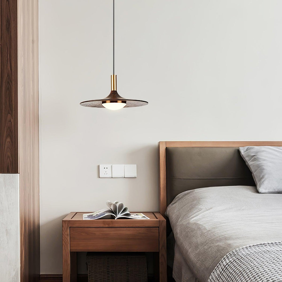 Blythe Suspension moderne en bois - Neutralighting