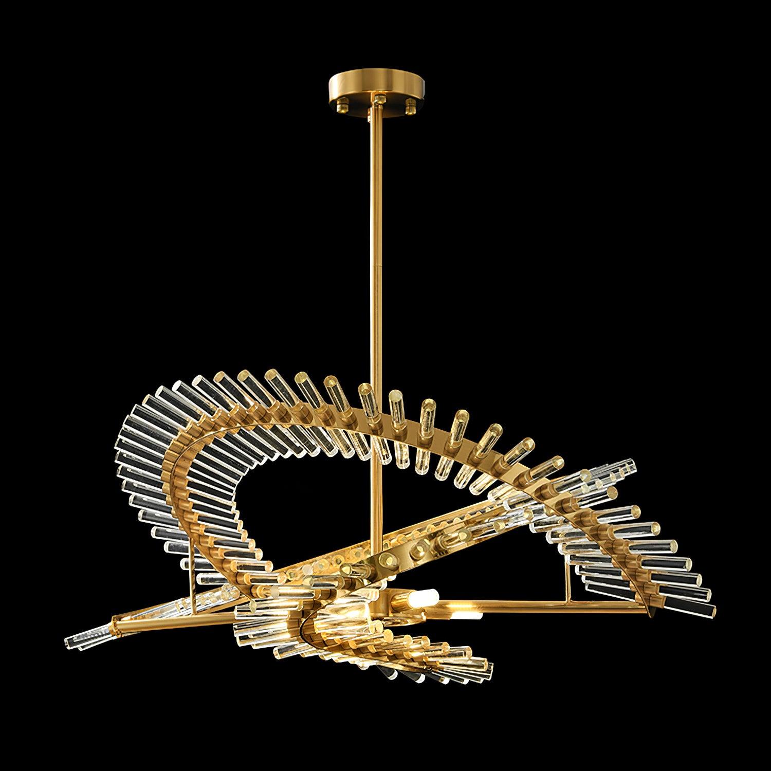 Amara Chandelier en Verre Luxueux - Neutralighting