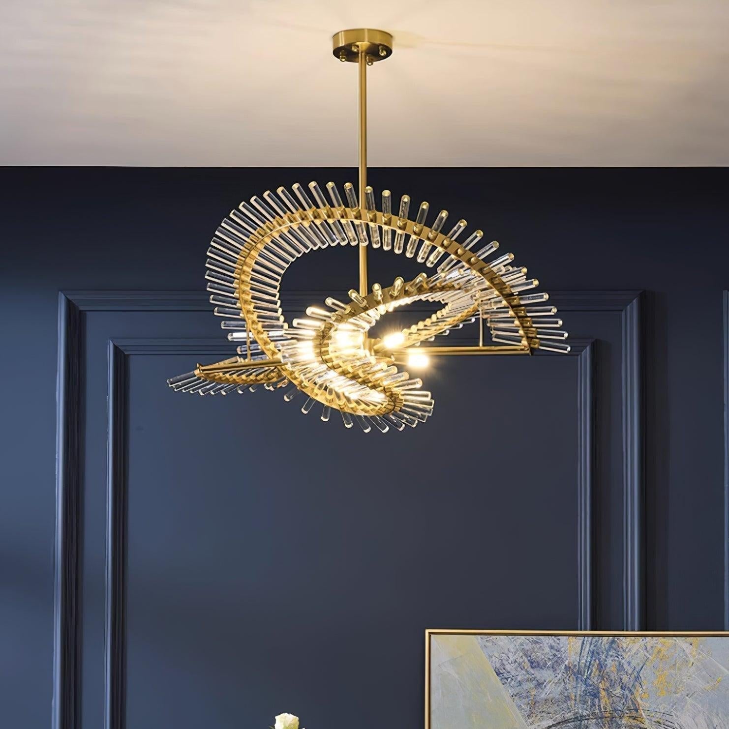 Amara Chandelier en Verre Luxueux - Neutralighting