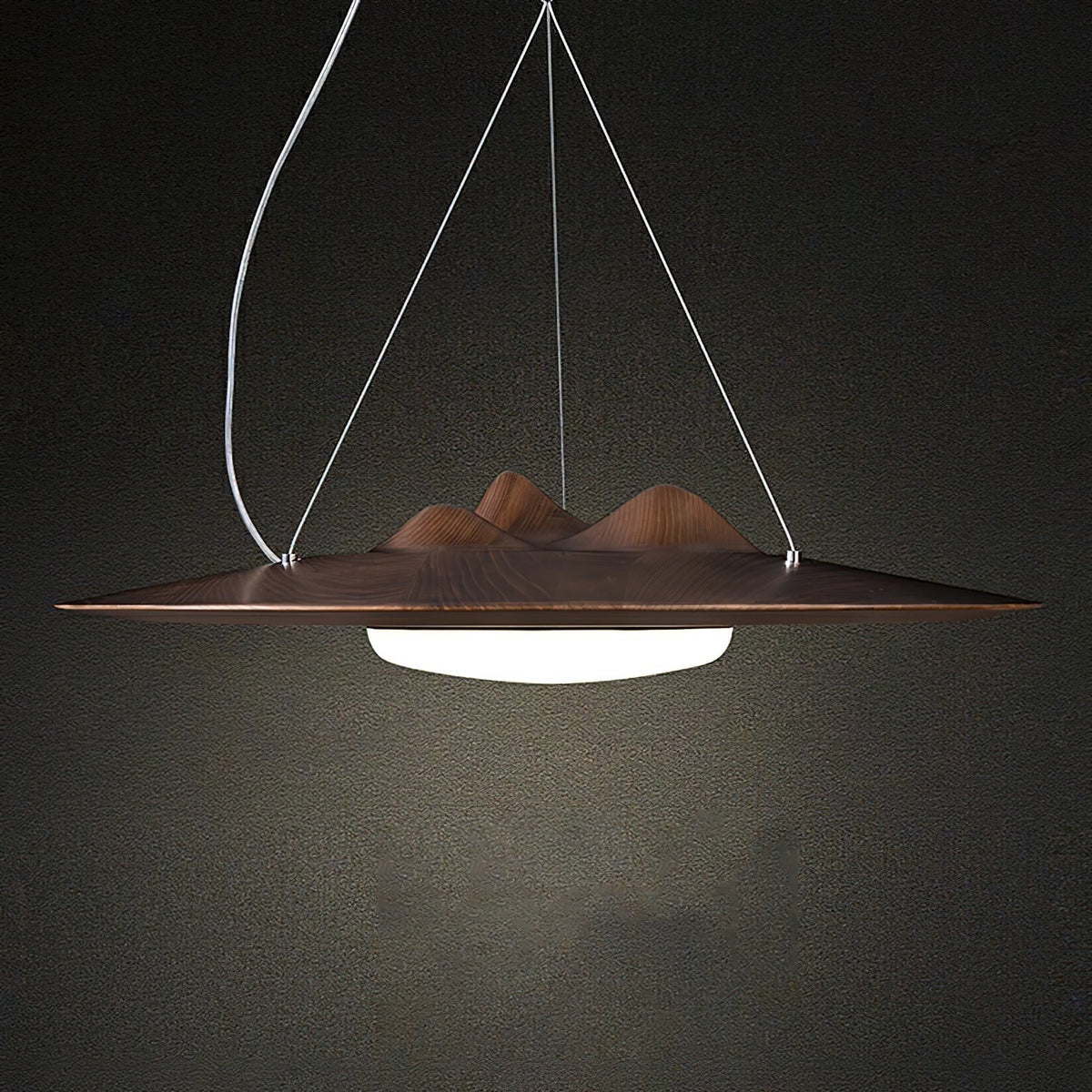 Vathea Premium Nordic Art Bois Pendentif Lampe - Neutralighting