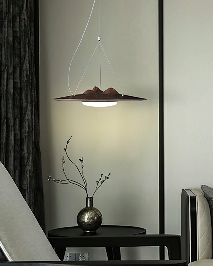 Vathea Premium Nordic Art Bois Pendentif Lampe - Neutralighting