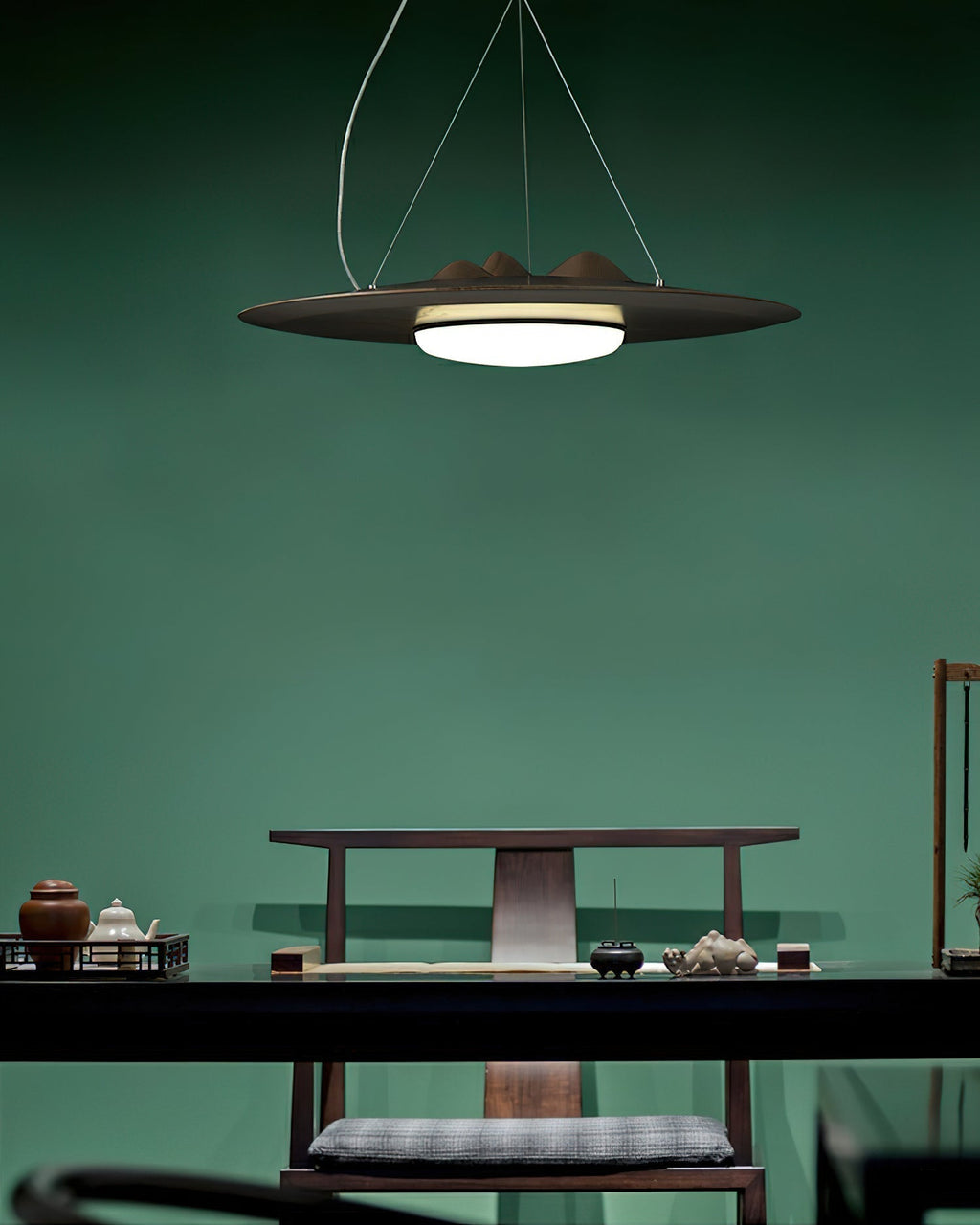 Vathea Premium Nordic Art Bois Pendentif Lampe - Neutralighting