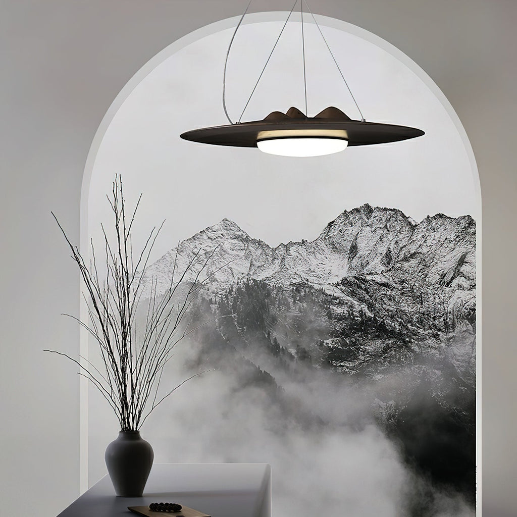 Vathea Premium Nordic Art Bois Pendentif Lampe - Neutralighting