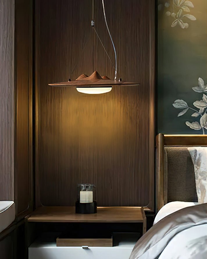 Vathea Premium Nordic Art Bois Pendentif Lampe - Neutralighting