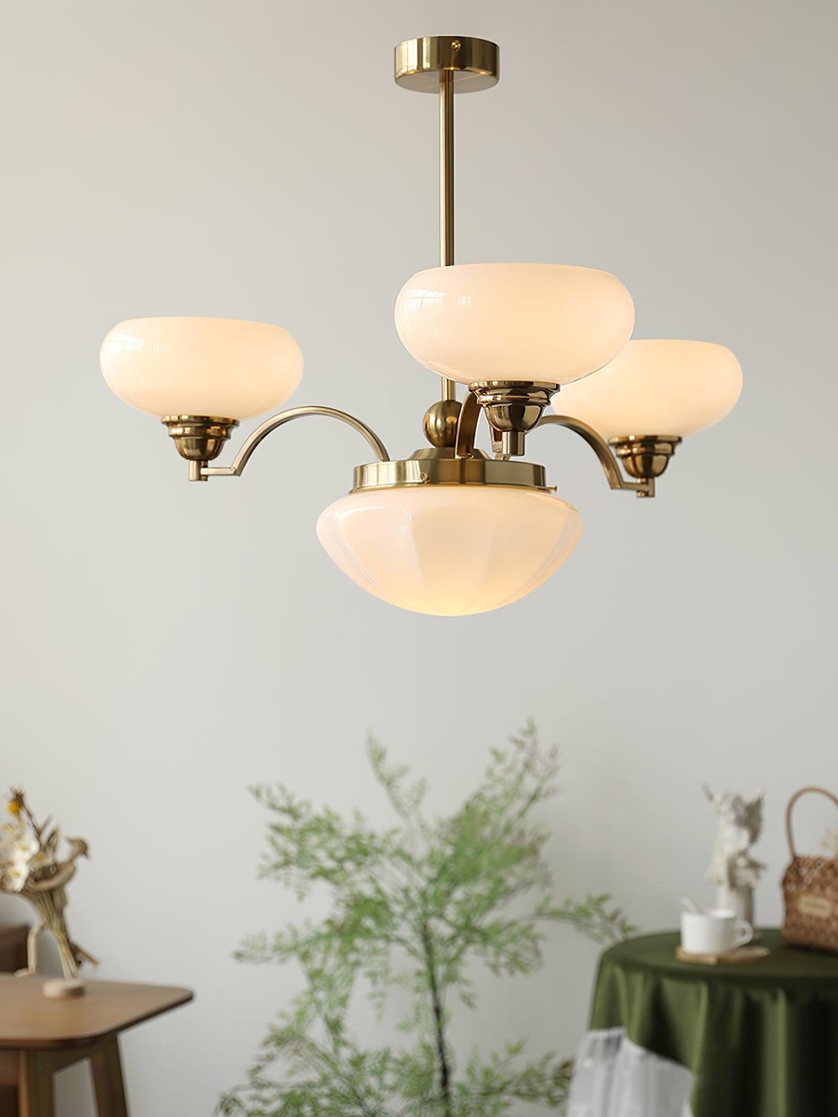 Lustra Lustre Warre Nickel Satiné Verre Fer - Neutralighting