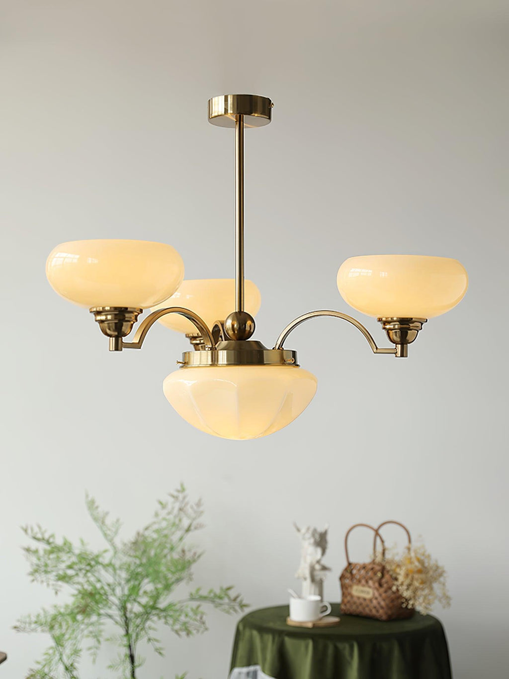 Lustra Lustre Warre Nickel Satiné Verre Fer - Neutralighting