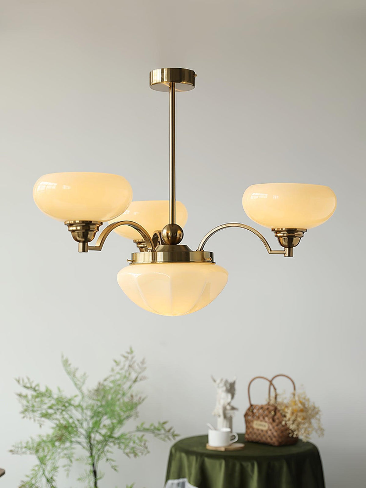 Lustra Lustre Warre Nickel Satiné Verre Fer - Neutralighting