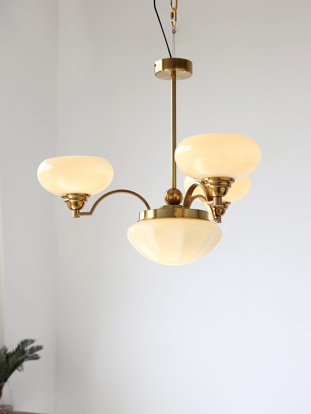 Lustra Lustre Warre Nickel Satiné Verre Fer - Neutralighting
