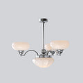 Lustra Lustre Warre Nickel Satiné Verre Fer - Neutralighting
