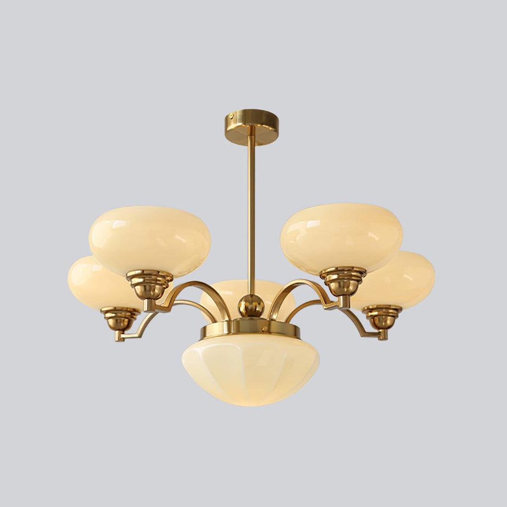 Lustra Lustre Warre Nickel Satiné Verre Fer - Neutralighting
