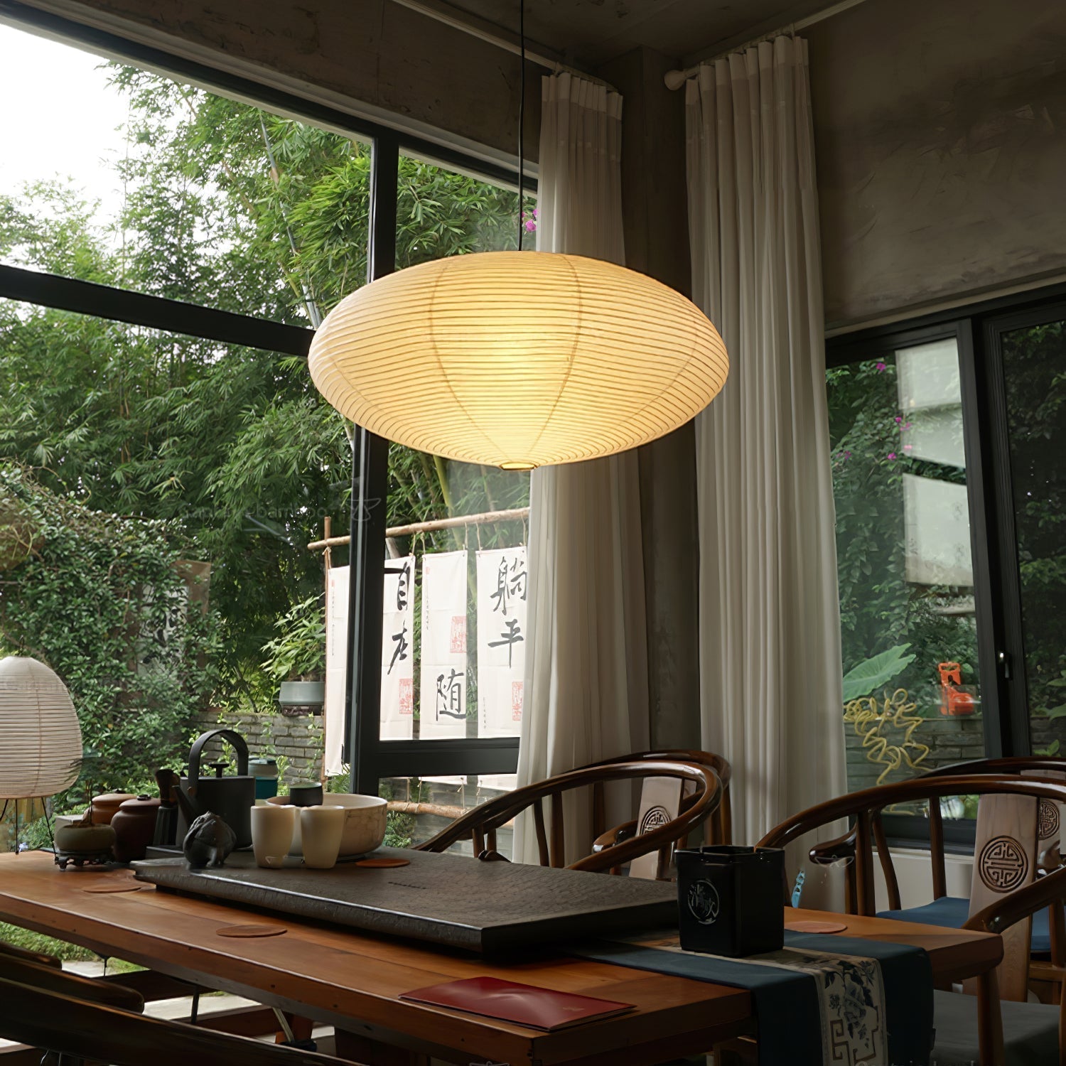 Orba Lampe Pendante en Papier Washi 15A - Neutralighting