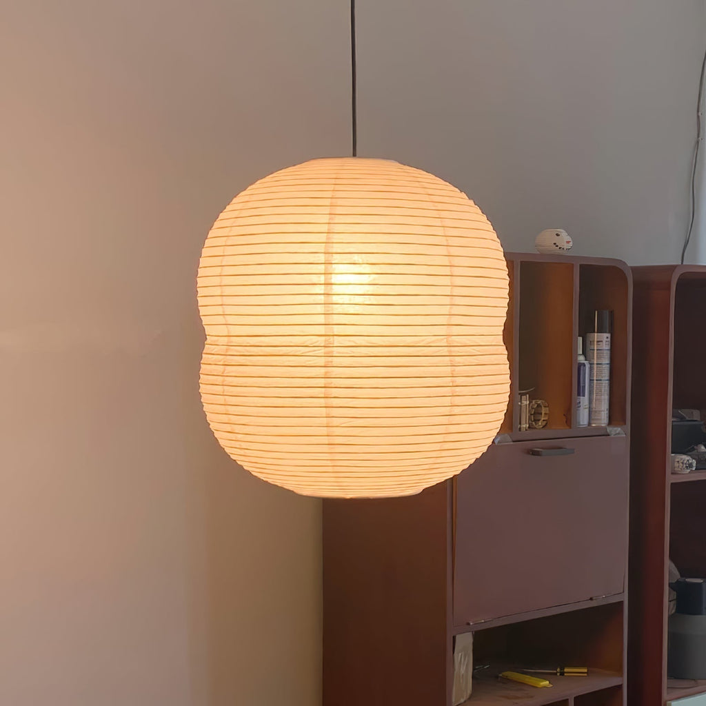 Olive Suspension minimaliste en papier de riz - Neutralighting