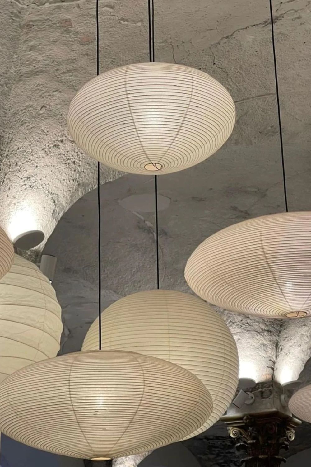 Orba Lampe Pendante en Papier Washi 15A - Neutralighting