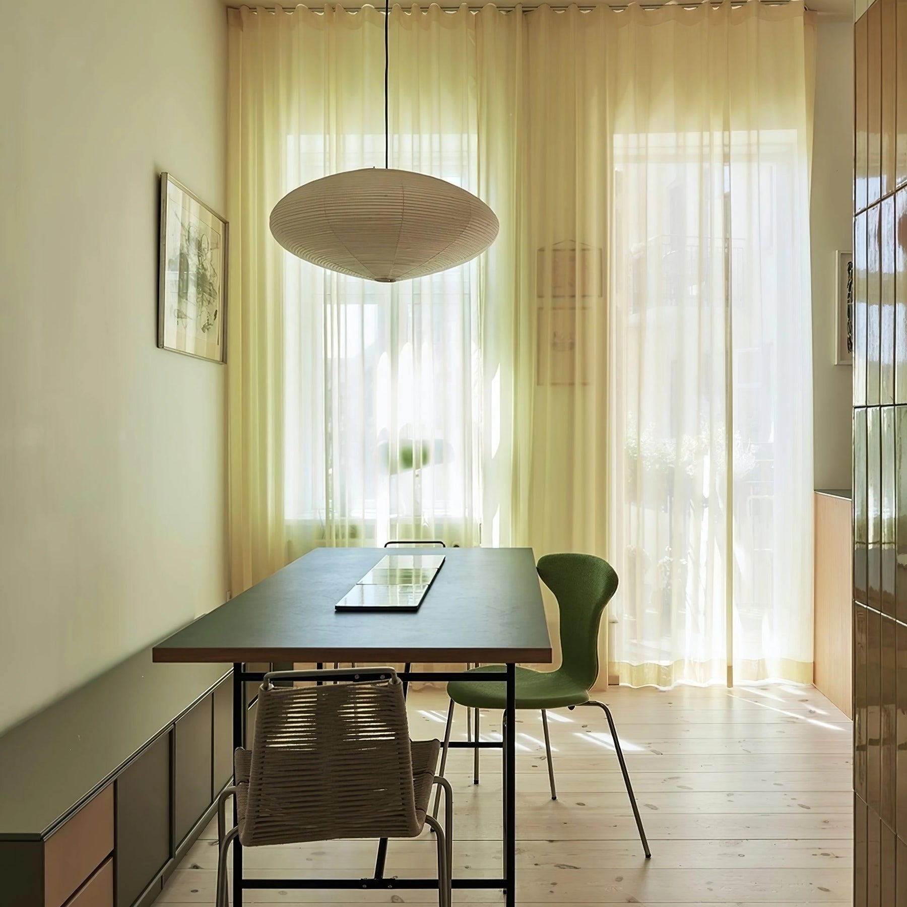 Lustra Suspension en Papier pour Salon - Neutralighting
