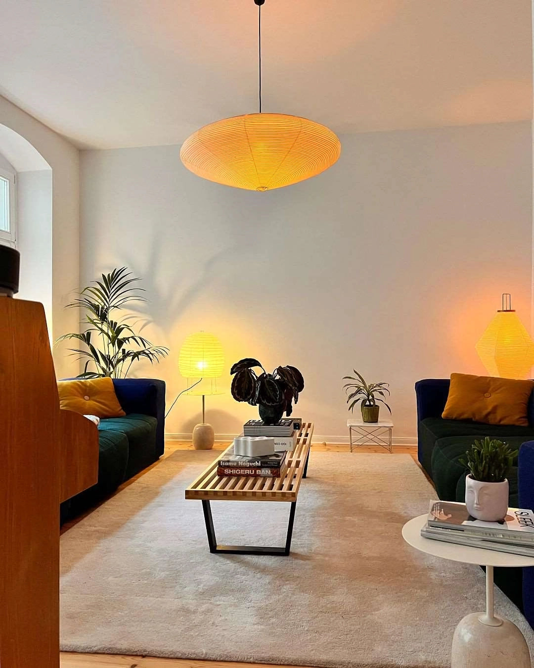 Lustra Suspension en Papier pour Salon - Neutralighting