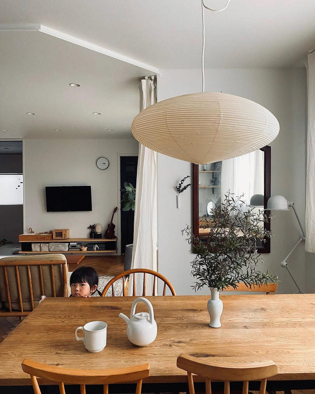 Lustra Suspension en Papier pour Salon - Neutralighting