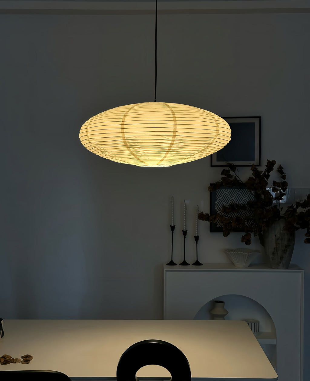 Lustra Suspension en Papier pour Salon - Neutralighting