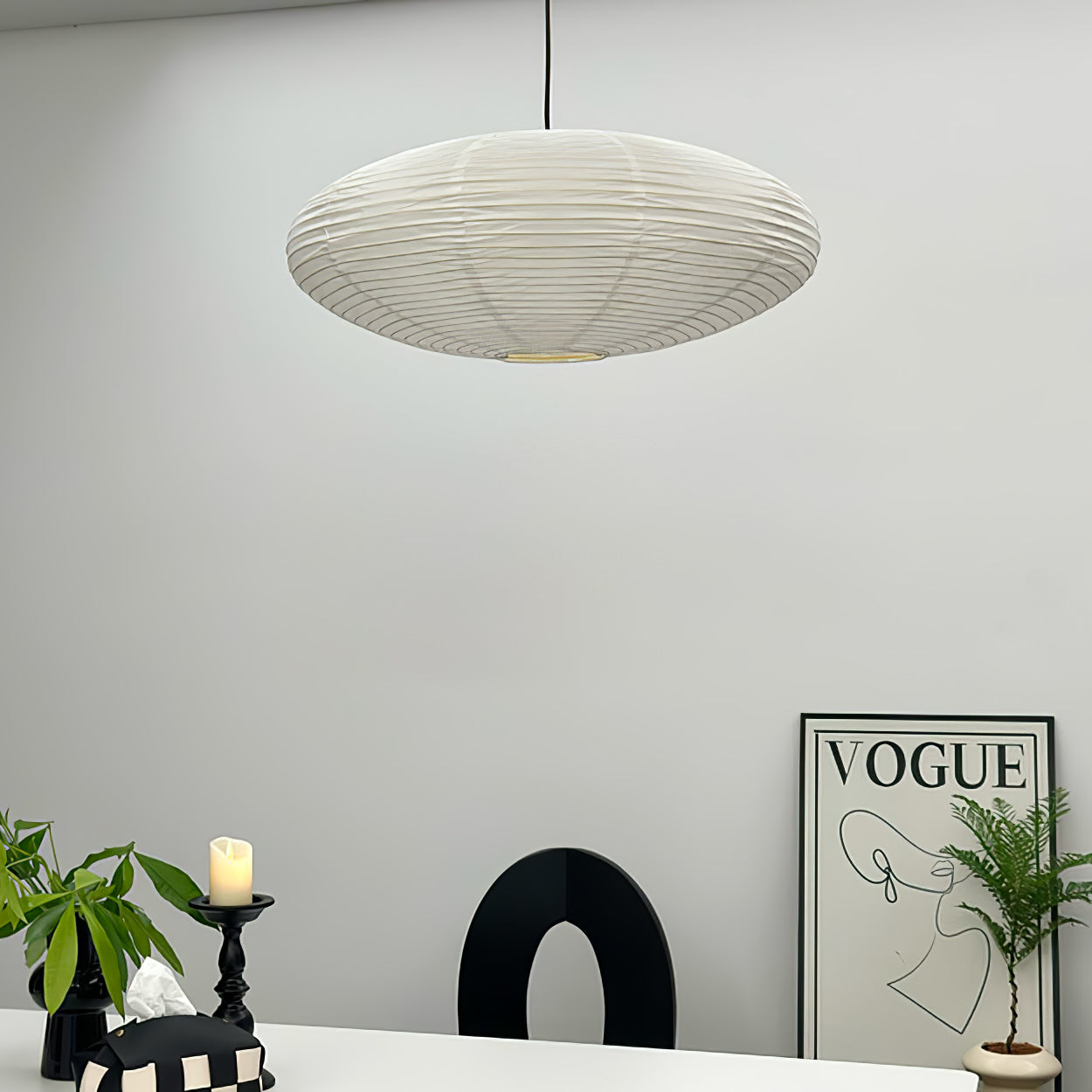 Lustra Suspension en Papier pour Salon - Neutralighting