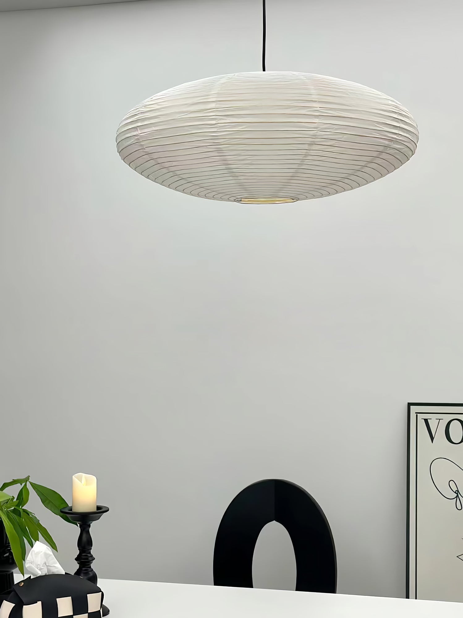 Lustra Suspension en Papier pour Salon - Neutralighting