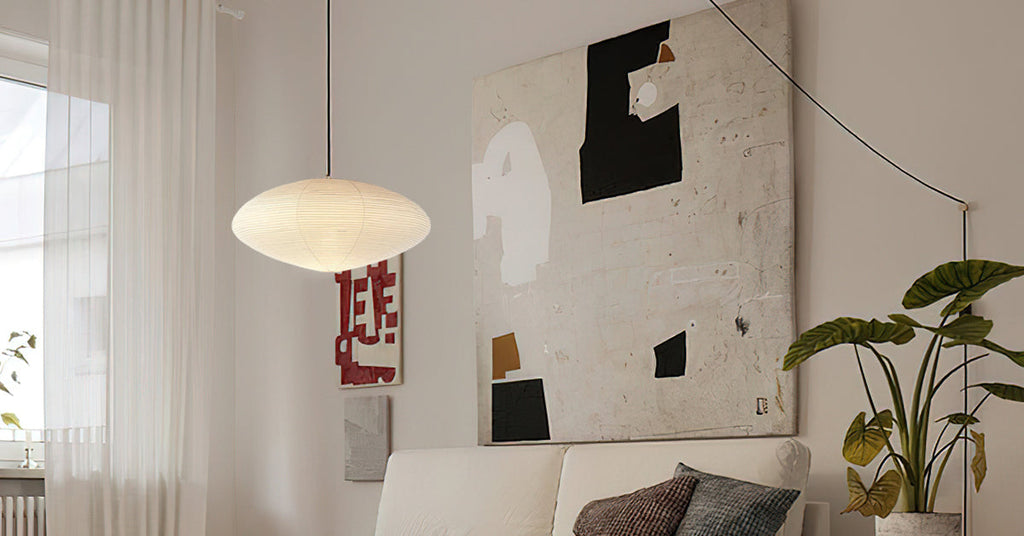 Lustra Suspension en Papier pour Salon - Neutralighting