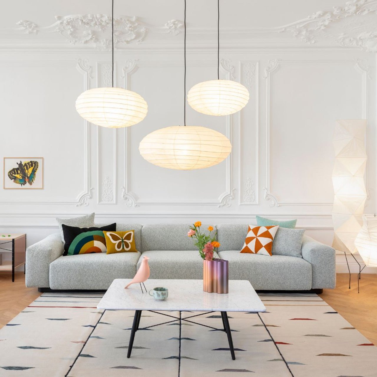 Lumaem Suspension Lampe Traditionnelle en Papier - Neutralighting