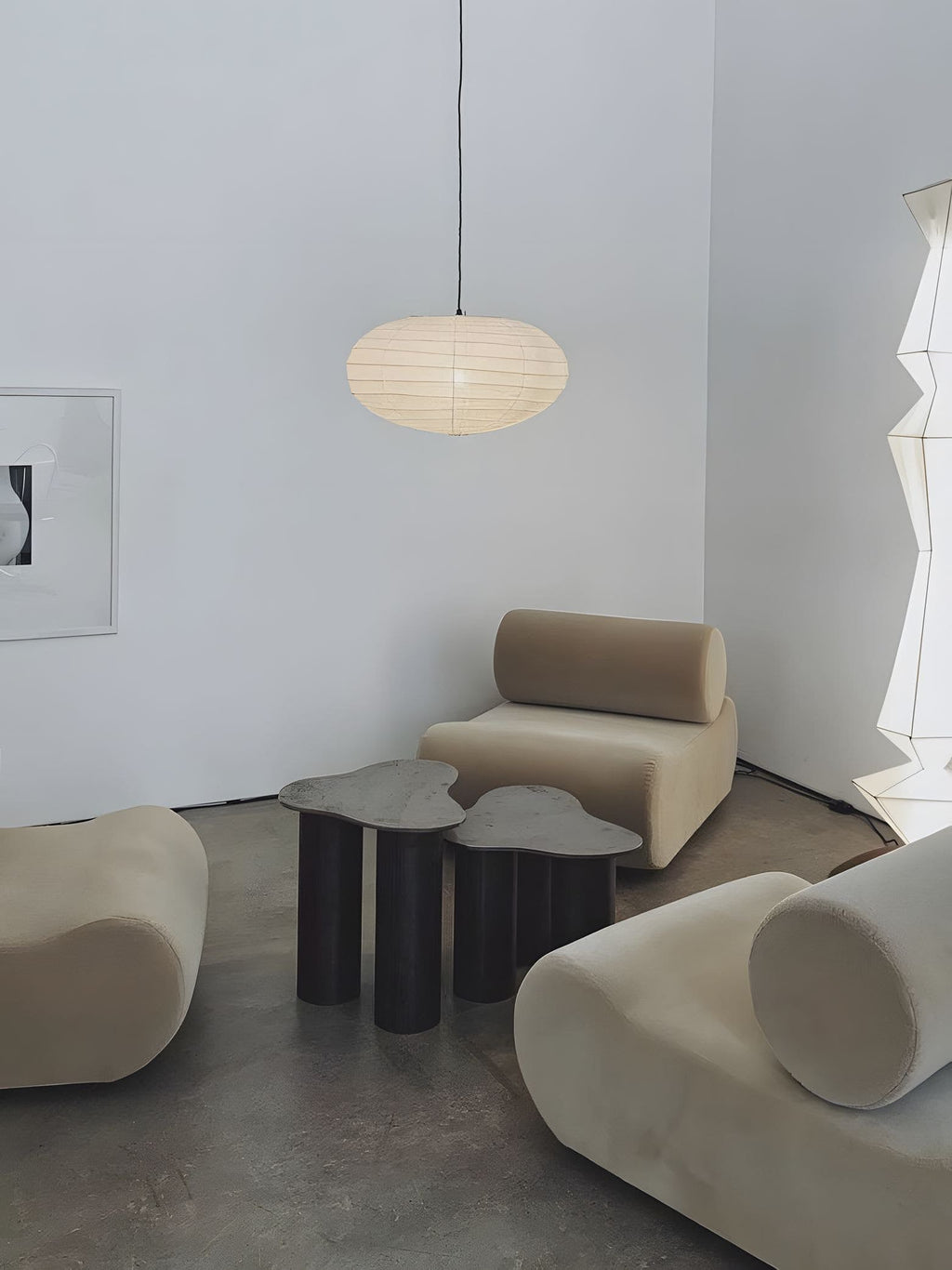 Lumaem Suspension Lampe Traditionnelle en Papier - Neutralighting