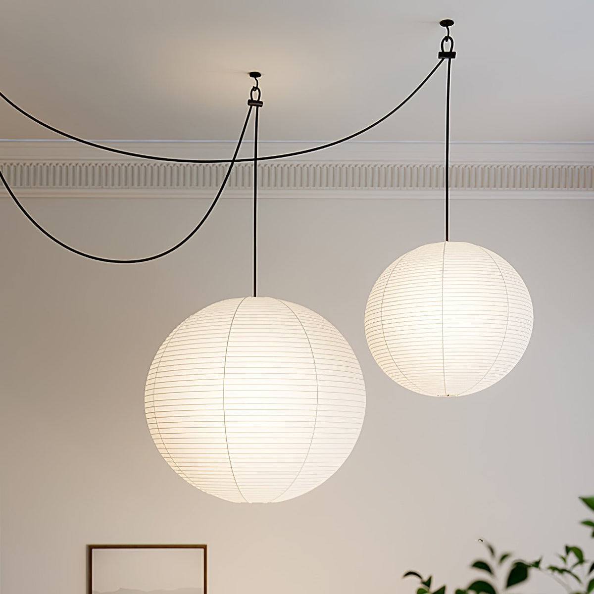 Lustra Suspension Lampe Lanternes en Papier - Neutralighting