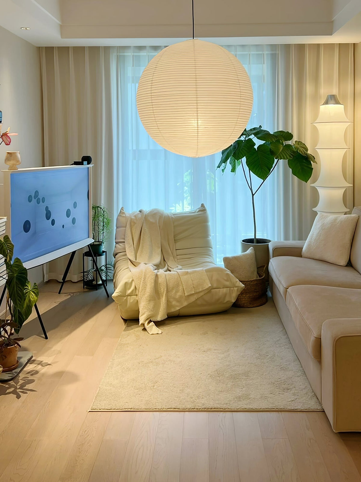 Lustra Suspension Lampe Lanternes en Papier - Neutralighting