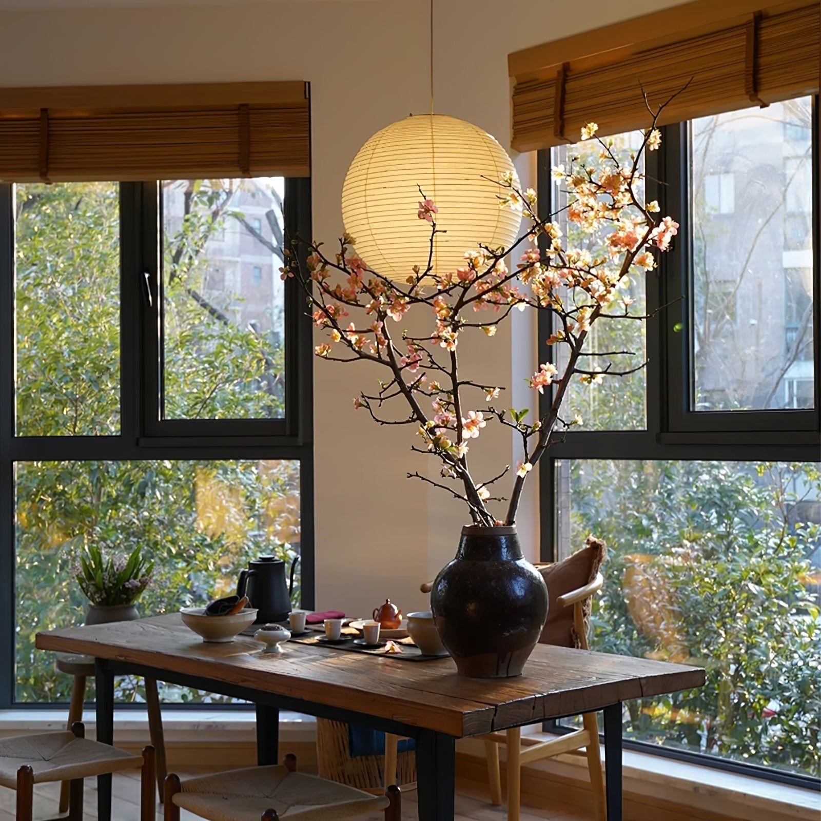 Lustra Suspension en Papier pour Salon - Neutralighting
