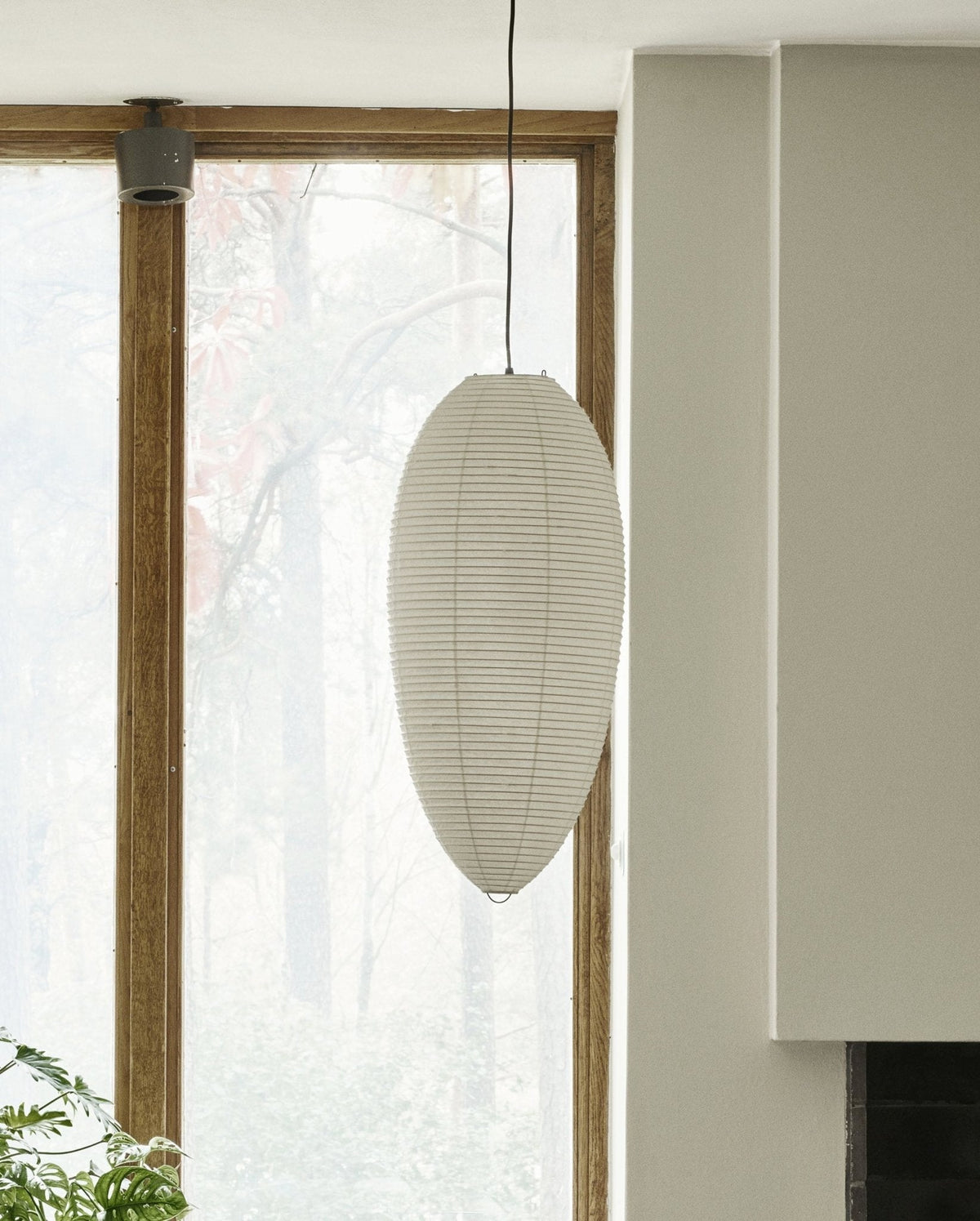Myraean Moderne Minimaliste Wabi Châtaignier Papier Bambou Pendentif Lampe - Neutralighting