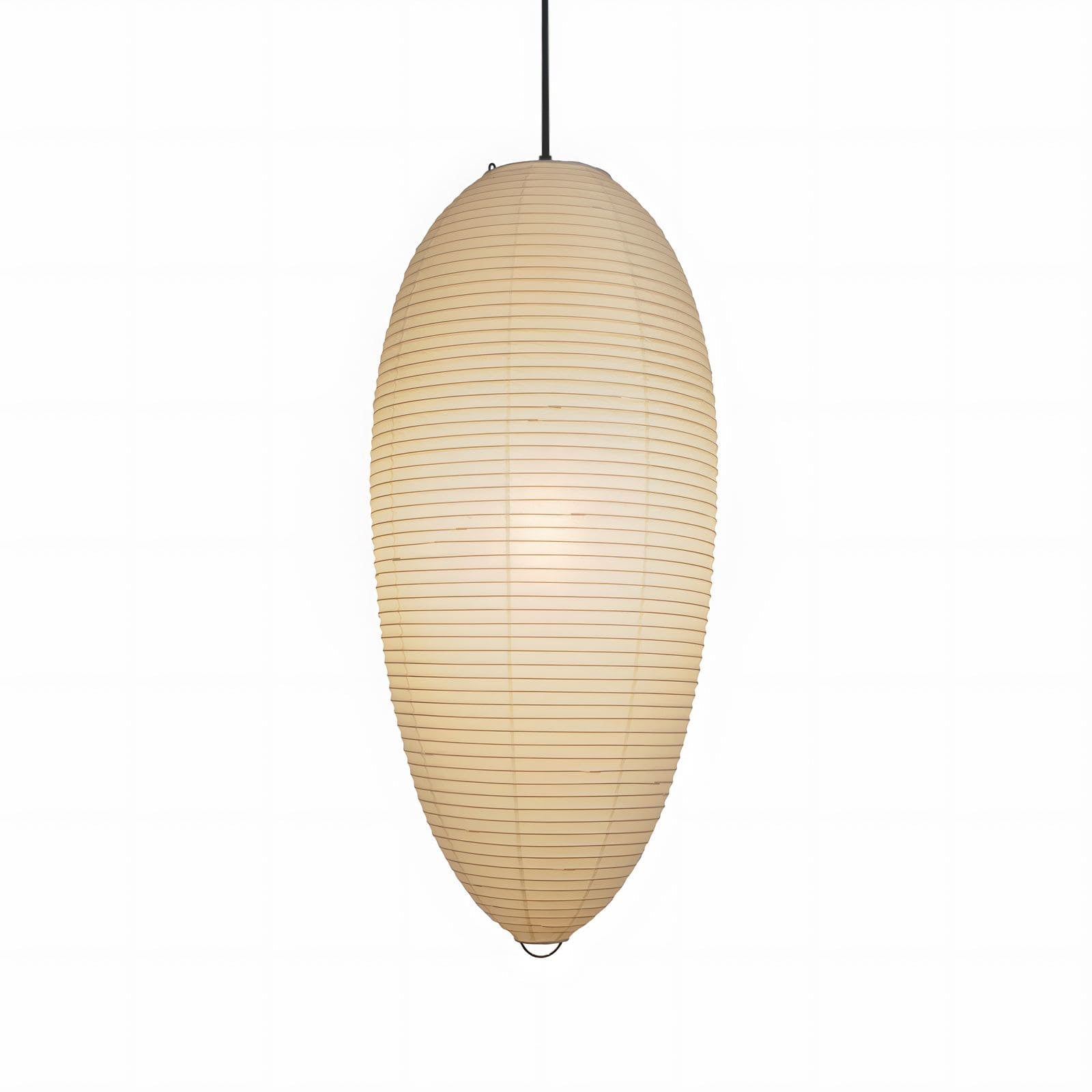 Myraean Moderne Minimaliste Wabi Châtaignier Papier Bambou Pendentif Lampe - Neutralighting