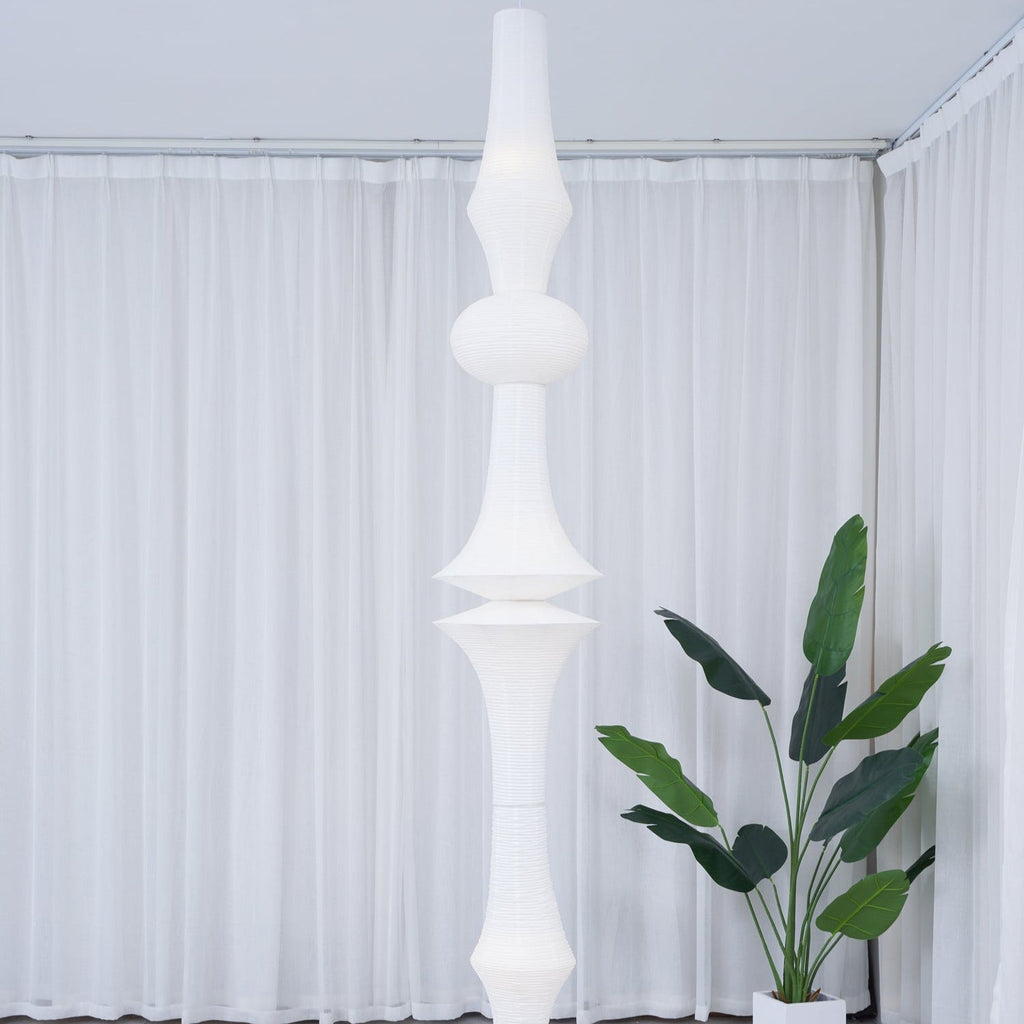 Faye Suspension Sculpturale Verticale en Papier - Neutralighting