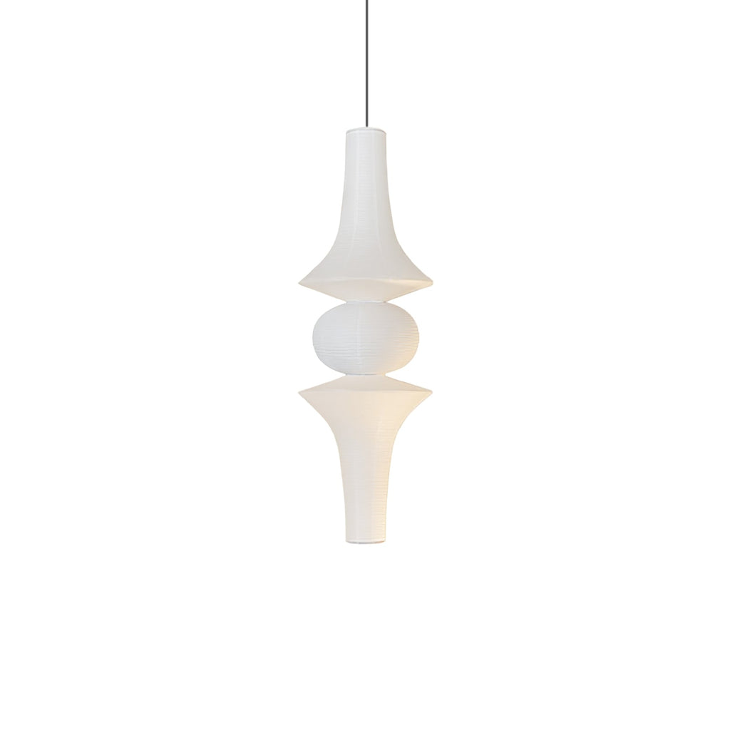 Faye Suspension Sculpturale Verticale en Papier - Neutralighting