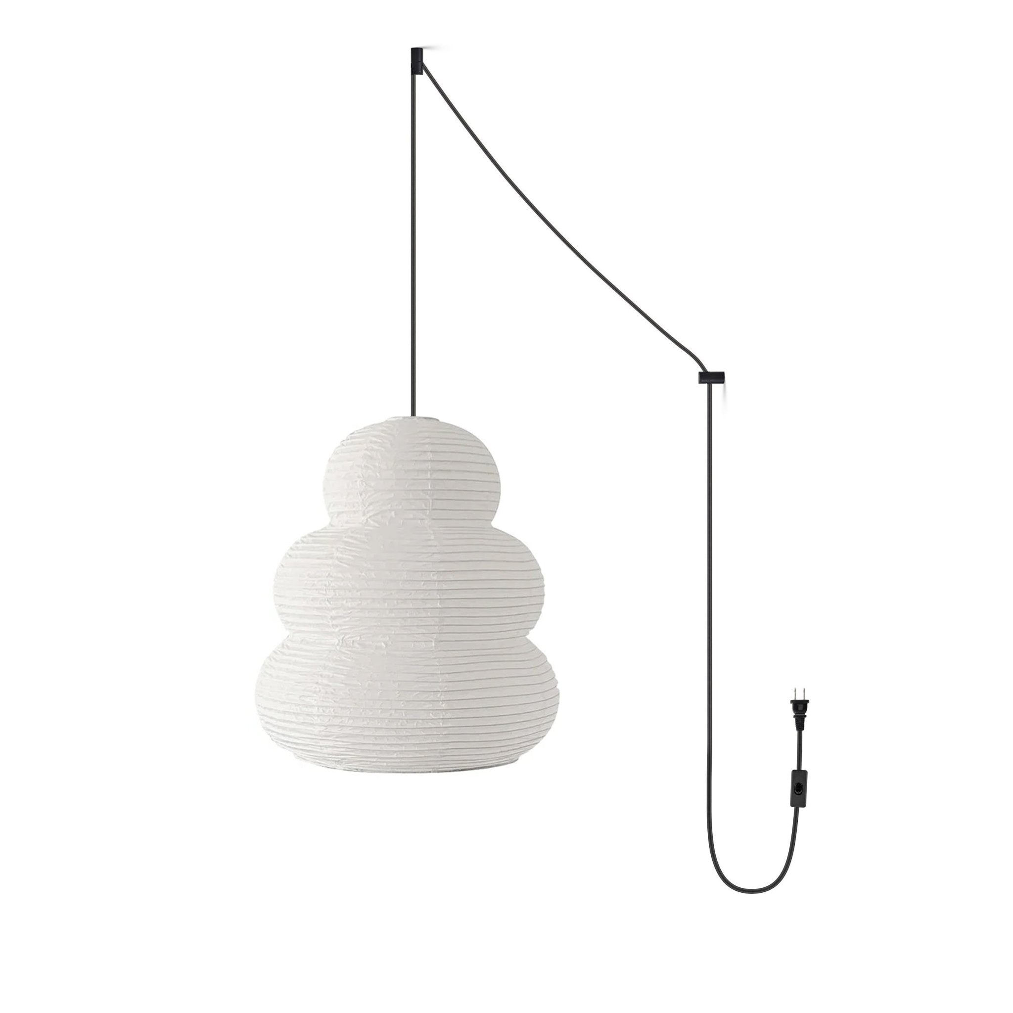 Gemma Modern Paper Pendant Light - Neutralighting