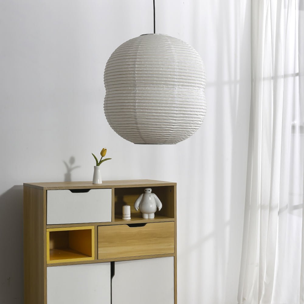 Olive Suspension minimaliste en papier de riz - Neutralighting