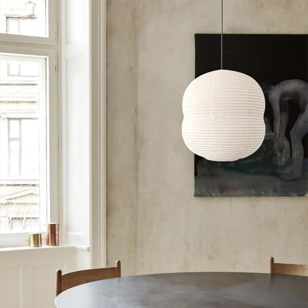 Olive Suspension minimaliste en papier de riz - Neutralighting