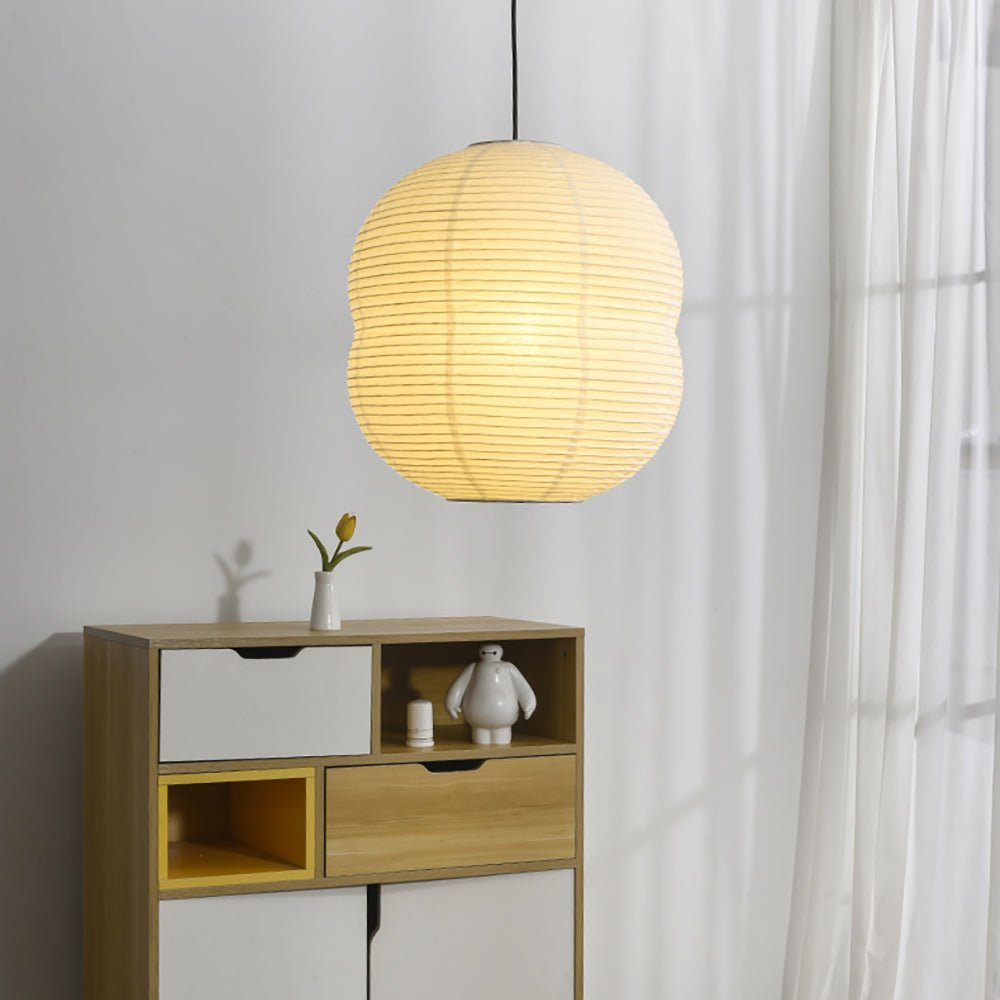 Olive Suspension minimaliste en papier de riz - Neutralighting