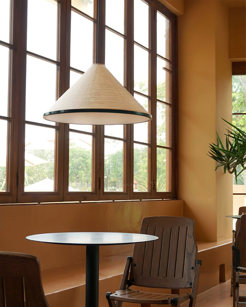 Conic Suspension Lampe Pyramidale en Papier - Neutralighting