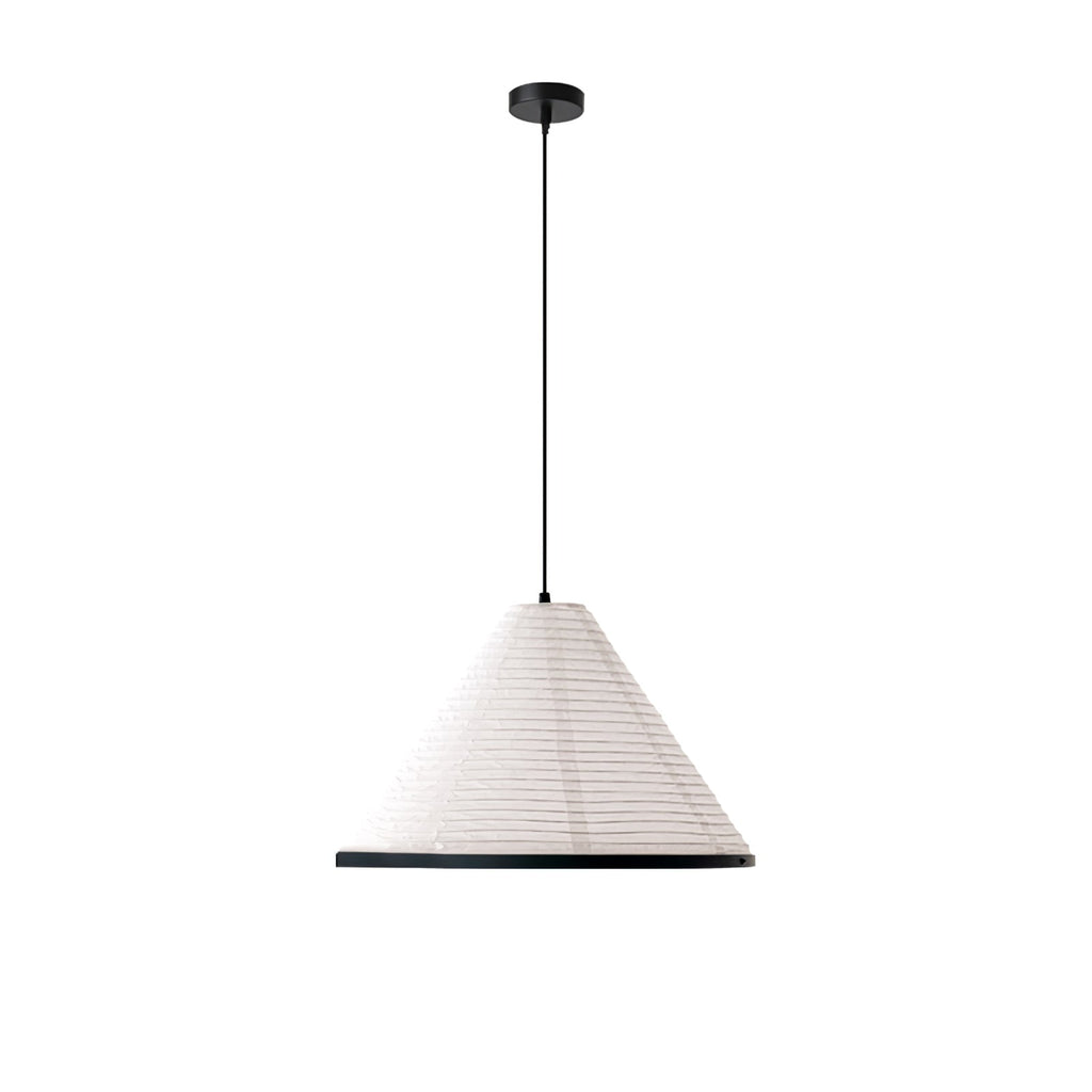 Conic Suspension Lampe Pyramidale en Papier - Neutralighting