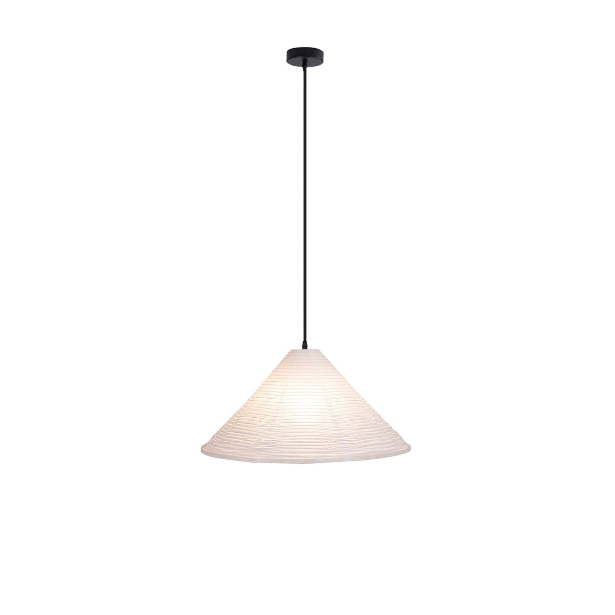 Conic Suspension Lampe Pyramidale en Papier - Neutralighting